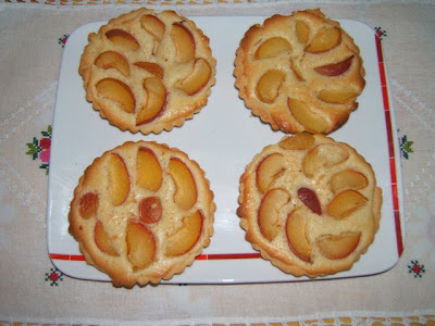 Tartelettes aux abricots à la crème d'amande