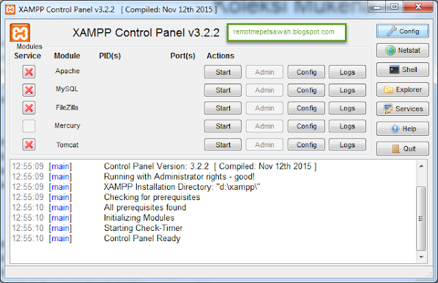 INSTALL XAMPP DI WINDOWS