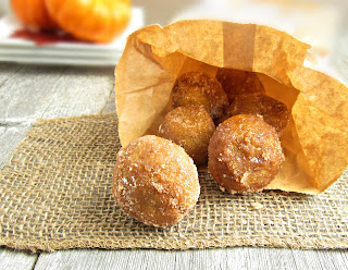 Baked Pumpkin Doughnut Holes