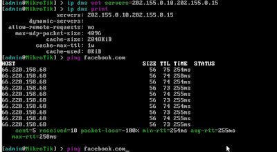 http://wahcilik.blogspot.com/2016/02/konfigurasi-mikrotik-ip-gateway-dan-dns.html