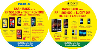 Nokia dan Sony Promo OkeShop di Indonesia Cellular Show 2013