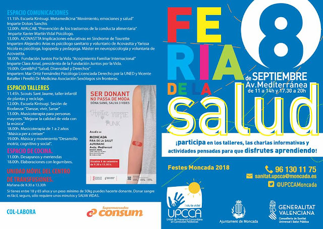 AFICAVAL EN LA FERIA DE LA SALUD DE MONCADA