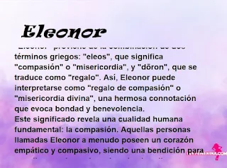 significado del nombre Eleonor