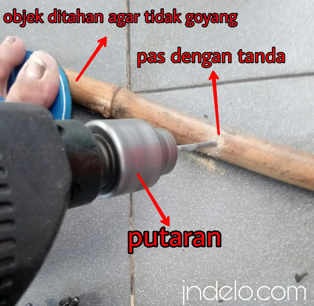 penggunaan bor tangan dengan baik dan benar