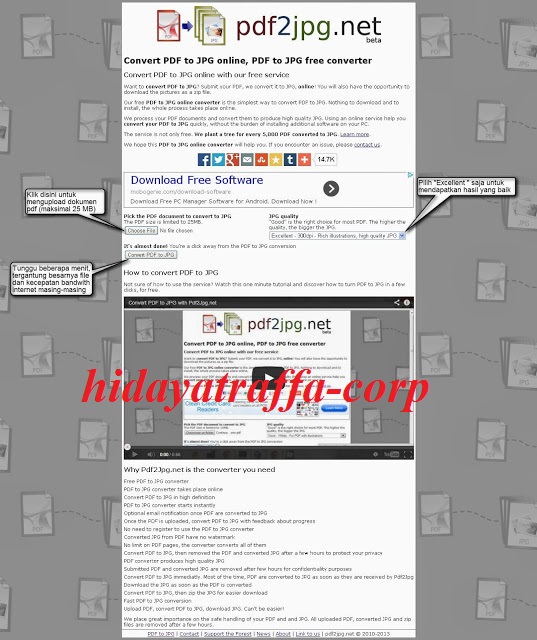 Merubah File PDF menjadi JPEG Dalam 1 Menit