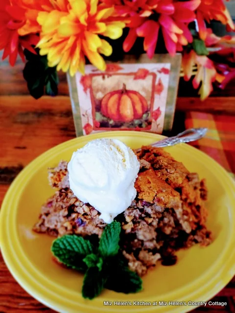 Spicy Pumpkin Dump Cake at Miz Helen's Country Cottage