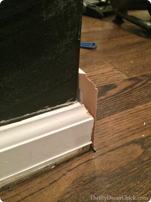replacing baseboards