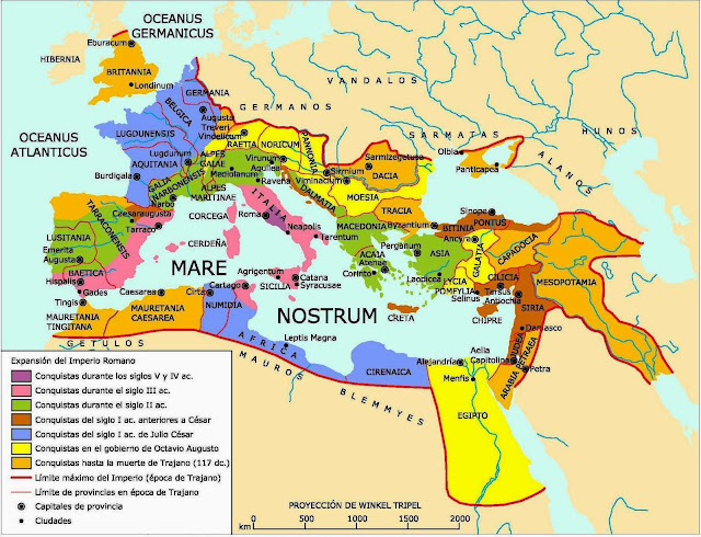 Resultado de imagen de mapa politico de roma