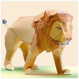 lion papercraft