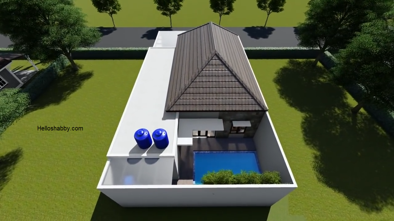 Desain Rumah Modern Terbaru Ukuran 10 X 20 M