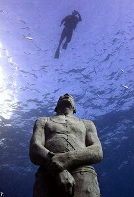 World’s largest underwater museum in Mexico Seen On www.coolpicturegallery.net