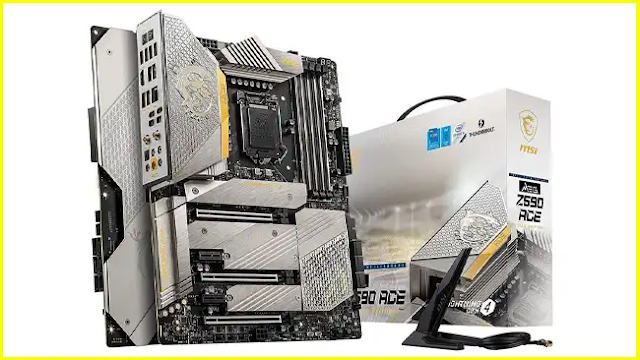 MSI Z590 ACE Gold Edition announced with aluminum and gold colors