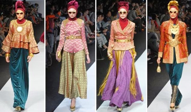 Desain Gaun  Kebaya Untuk  Pesta  Fashion Show gebeet com