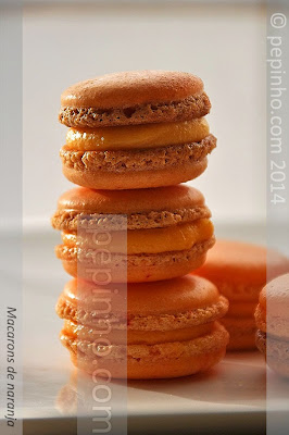 Macarons de naranja