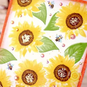 Sunny Studio Stamps: Sunflower Fields Thank You Card by Lexa Levana