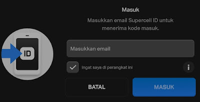 Menambahkan Akun Supercell ID COC