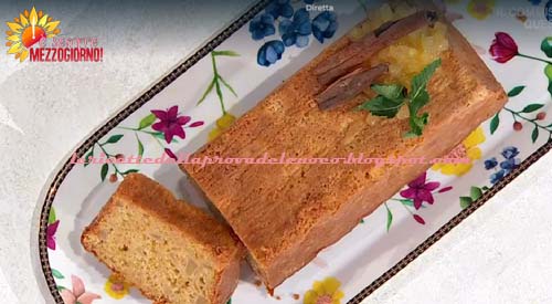 Plum cake alle mele ricetta Antonio Paolino