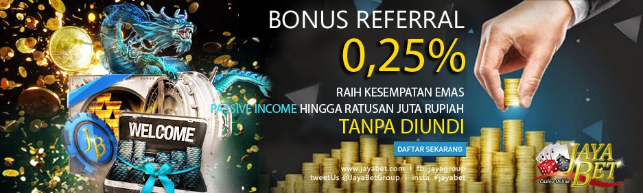 Jayabet.com Bagi Bonus Referral Hingga Ratusan Juta Rupiah