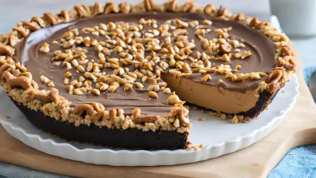 Peanut Butter Pretzel Pie