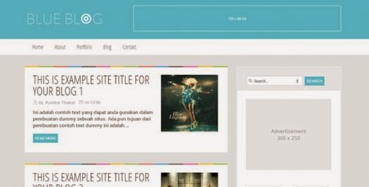 BlueBlog – Blogger Templates-bwtemplate