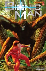 Actualización 27/07/2018: Hoy les traemos un arco completo, The Bionic Man #12 al #15: Bigfoot. Escrito por Phil Hester y Aaron Gillespie, dibujos de Ed Tadeo y color de Thiago Ribeiro. En las tradumaquetaciones con el equipo de siempre, traducción de Floyd Wayne y maquetas de Arsenio Lupín, en alianza con las comunidades: How To Arsenio Lupín, Prix Cómics, Outsiders y La Mansión del C.R.G. "Austin, nuestro biónico héroe imparable, rastrea una conspiración en territorio extranjero; allí es donde descubrirá a su adversario más extraño: ¿el legendario Bigfoot? ¿Pero qué es esa criatura antinatural de instintos primarios y partes mecánicas? ¿Qué papel juega Steve Austin en el origen del monstruo? Si existe uno de esos Bigfoot, ¿podría haber más? ¿Y podrían ser fabricados en una línea de ensamblaje?"