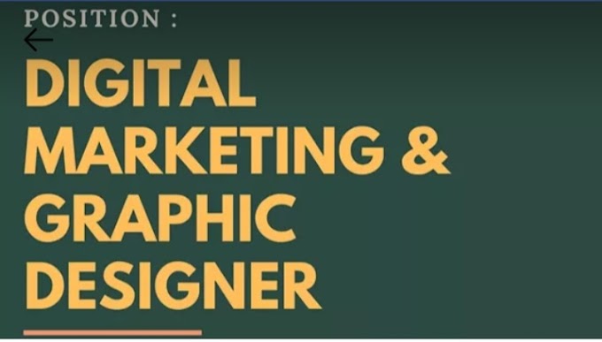 WE'RE HIRING DIGITAL MARKETING & GRAPHIC DESIGNER