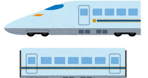 新幹線のイラスト N700系 みずほ さくら かわいいフリー素材集 いらすとや
