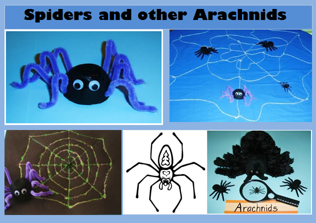 http://learningideasgradesk-8.blogspot.com/2012/07/eek-spider-craft-activities-and.html