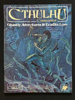 Cover of the Cthulhu Companion, published by Chaosium.