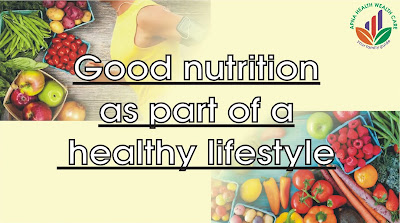 (Good nutrition as part of a healthy lifestyle)