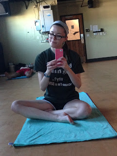 casey the college celiac, hot yoga