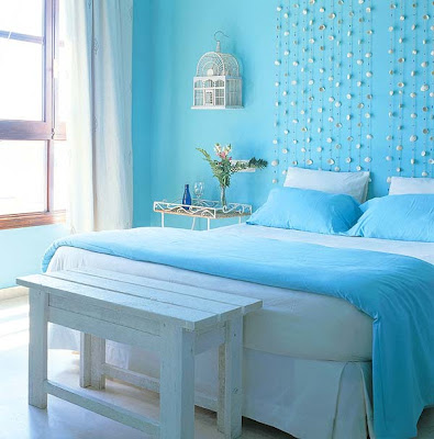 Interior Design in Blue Bedroom (4)