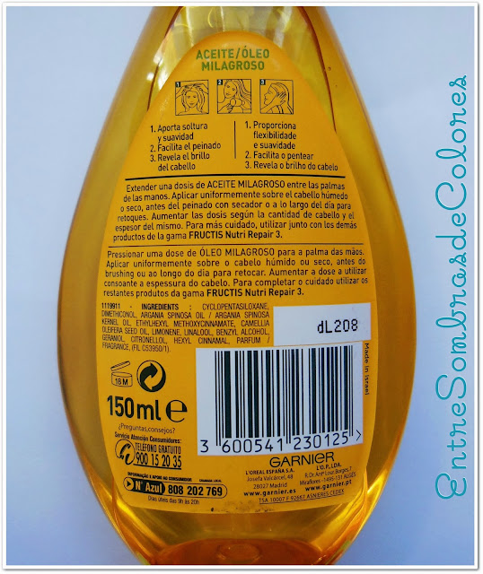 Aceite Milagroso de Garnier