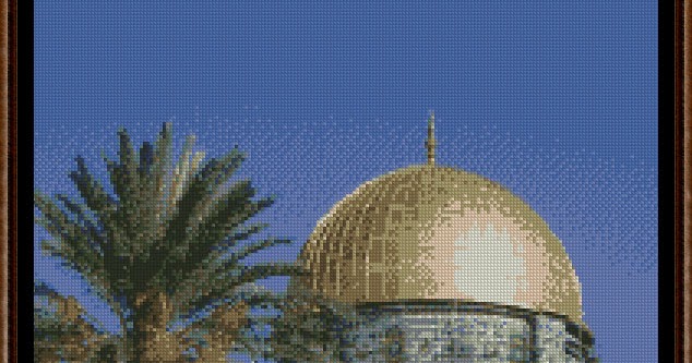 Kristik Islami Pola  Kristik Dome of the Rock II 17 warna 