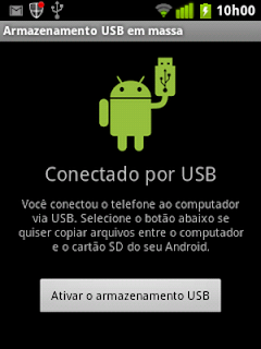 Android - conectado por USB