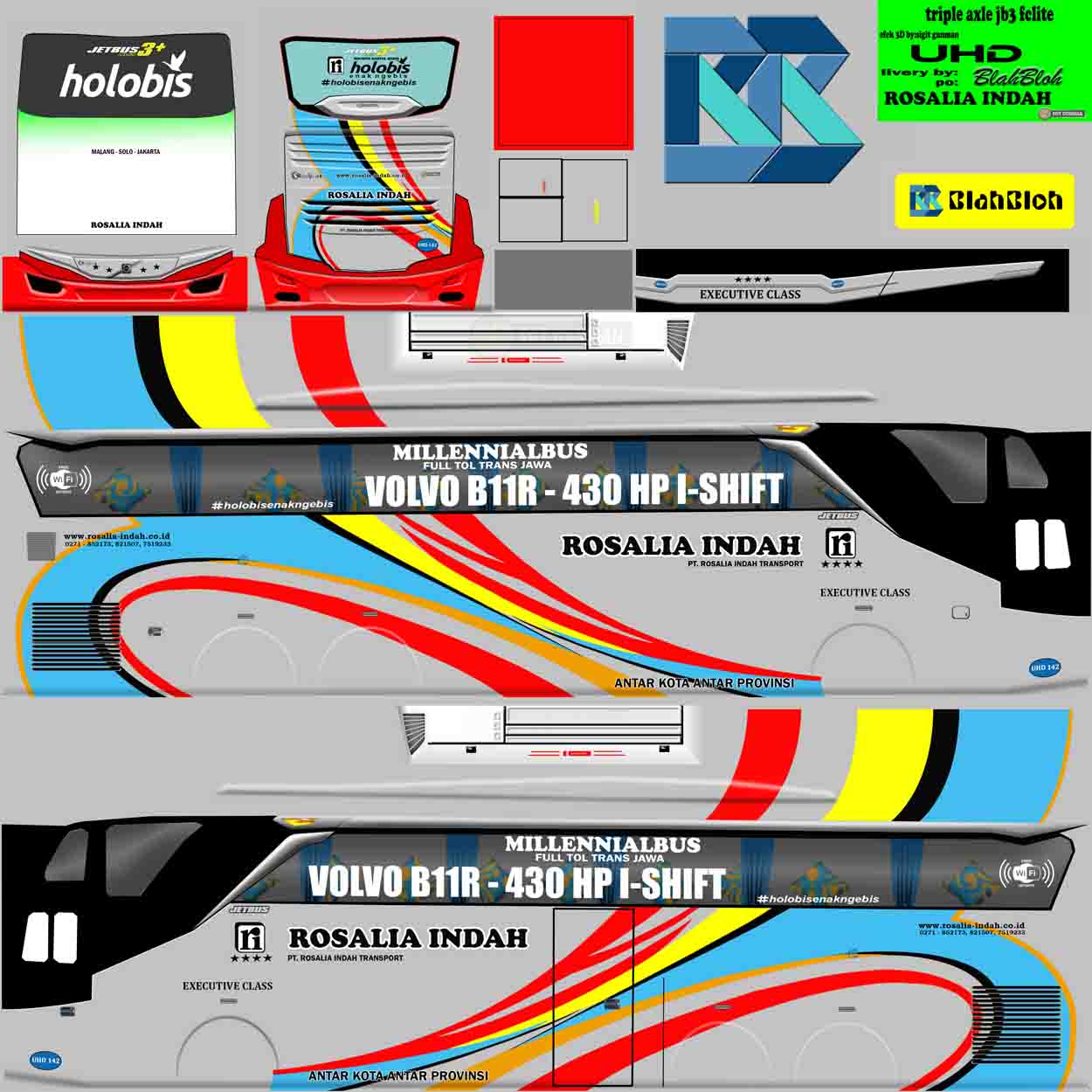 livery shd rosalia indah