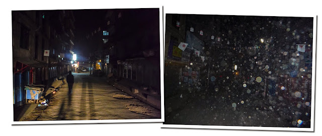 Calles de Thamel por la noche