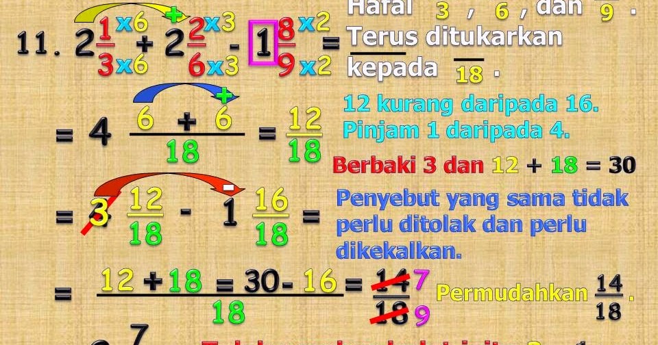 Soalan Matematik Tahun 2 Pecahan - Viral Blog b