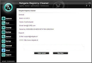 NETGATE Registry Cleaner 4.0 Full Version Incl Keygen