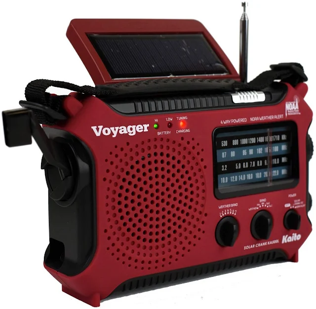 Kaito KA500 Emergency AM/FM/SW Solar Powered Radio