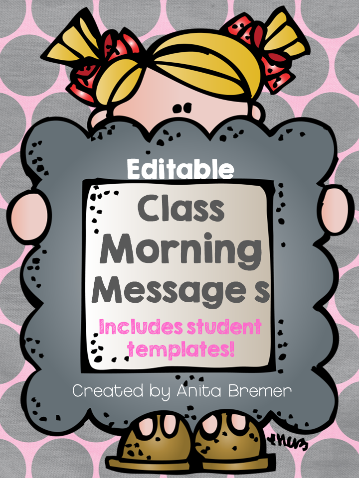 Morning Message Ideas for Kindergarten