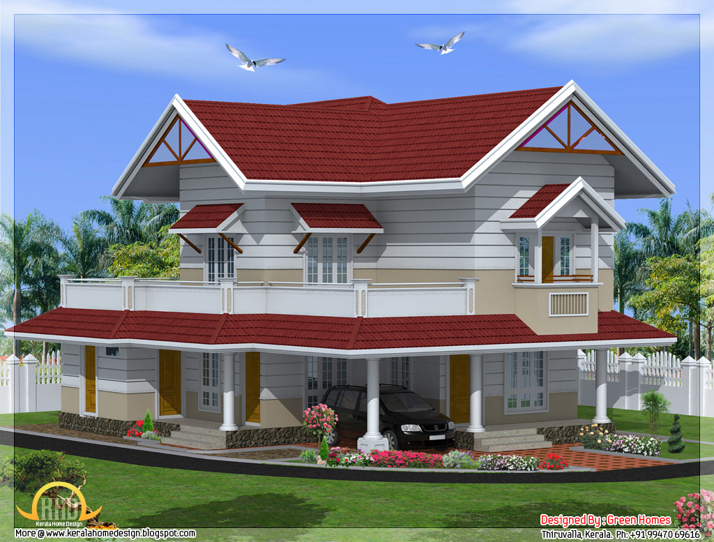 2100 Sq Feet 3  bedroom  Kerala  style house  Kerala  home  