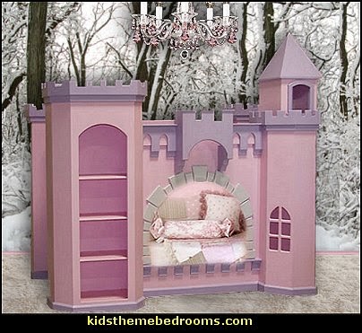 Girls Castle Bunk Bed