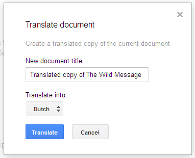 Translate Document