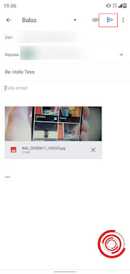 4. Pada langkah ini kalian bisa langsung mengirimkan email. Tetapi jika kalian ingin menambah beberapa kalimat teks itu tidak menjadi masalah
