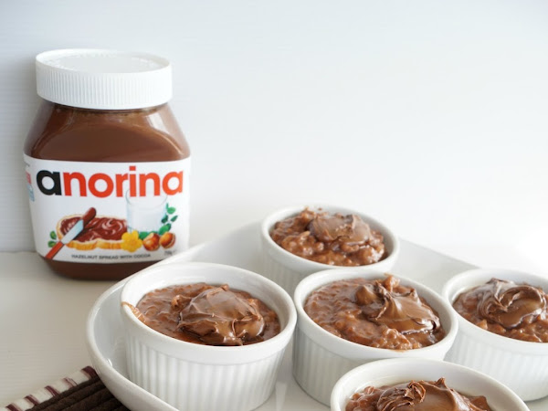 Chocolate Rice Pudding with Nutella