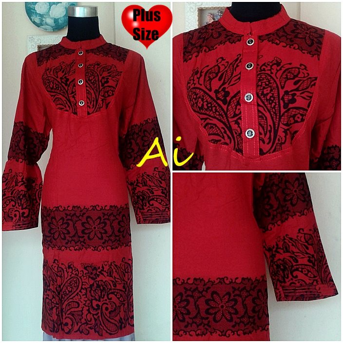 Blouse lace muslimah