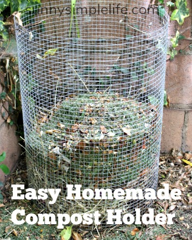 Sunny Simple Life: Make Your Own Compost Holder