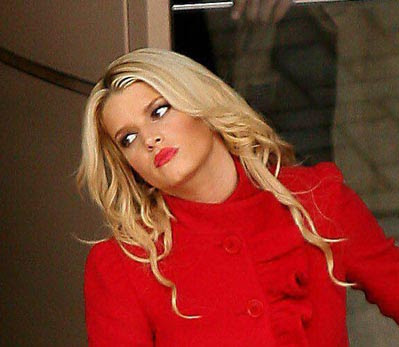 Jessica Simpson Red Coat