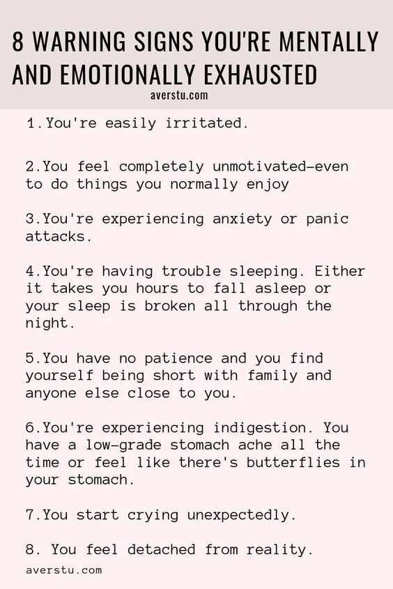 8 Signs of Mentally And Emotionally Exhausted